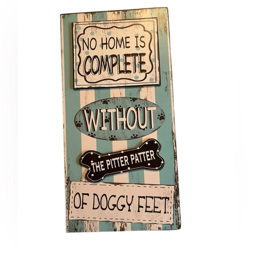 Adorable Dog Lover Wall Decor Sign